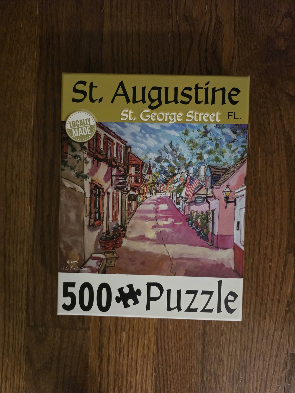 St Augustine St. George Street Puzzle 500 Piece Puzzle